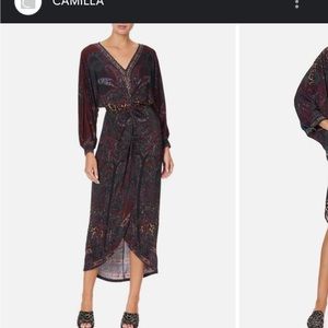 New Camilla elegant long dress retail $599